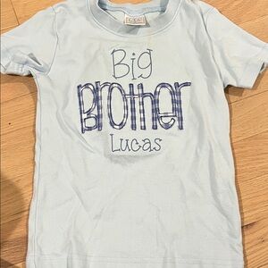 Kids 'Big Brother' Tee - Light Blue